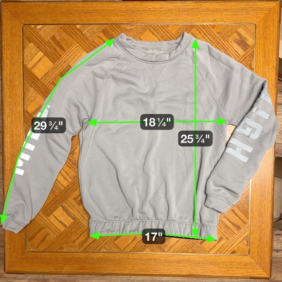 Lululemon Mile High Crew Pullover Sweatshirt Gray Reflective Cozy Everyday Style - Picture 9 of 9